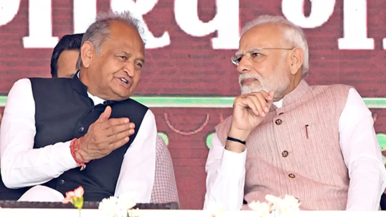 Politics heats up before PM Modi's visit to Sikar, PMO removes CM Gehlot's address from the program